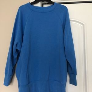 blue aerie oversized pullover